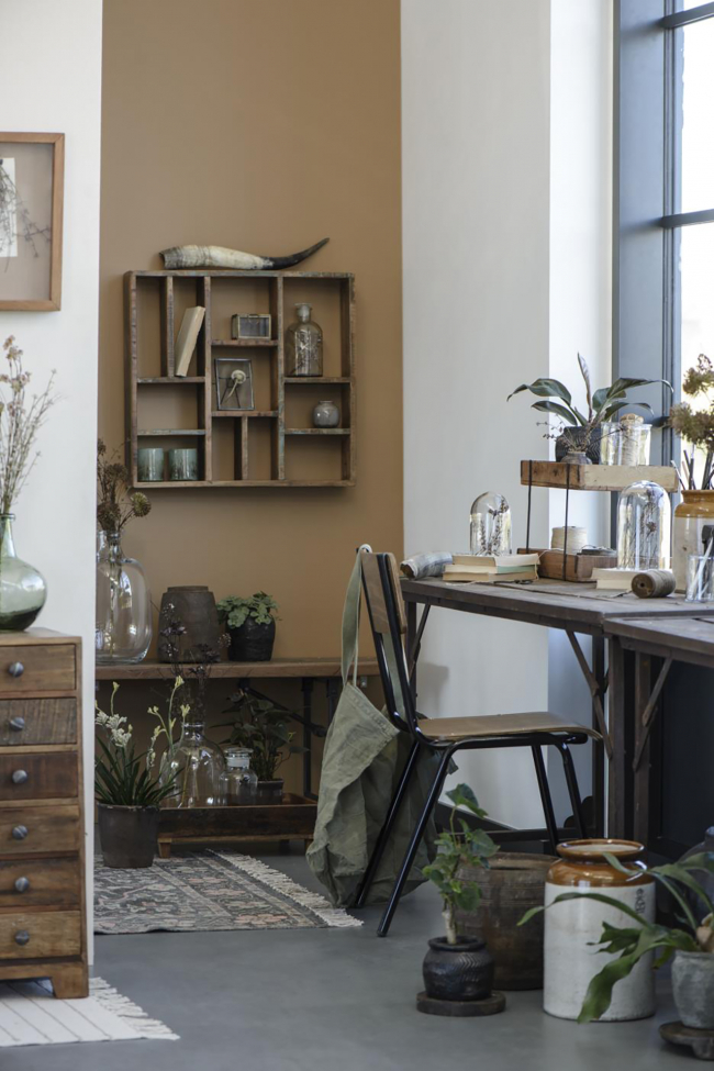 Seinähylly 'Unique' - Kierrätetty Puu/Vintage