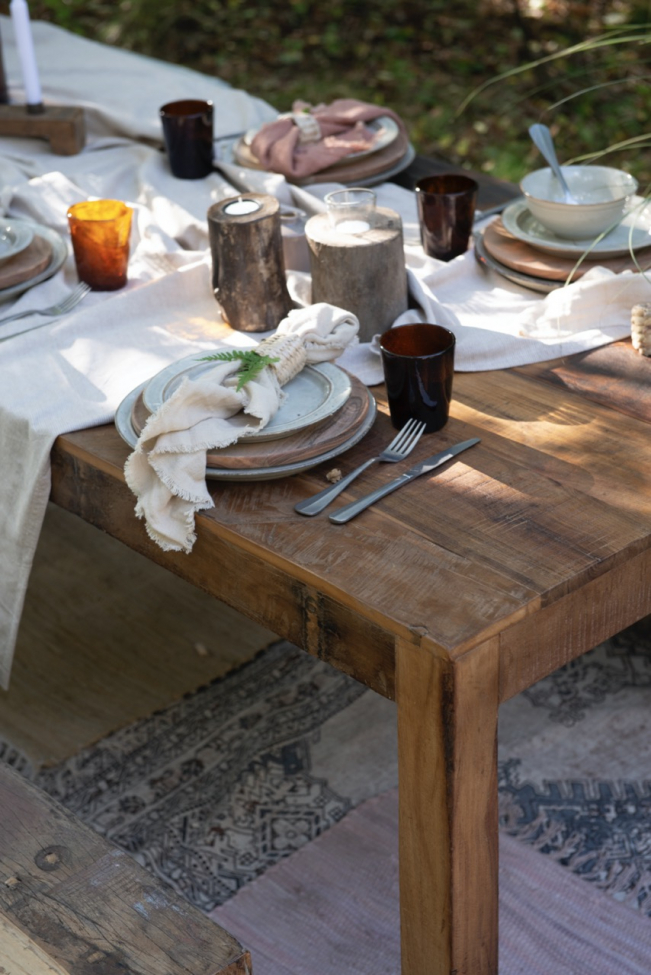 Ruokapöytä 'Unique' - Luonnonväri