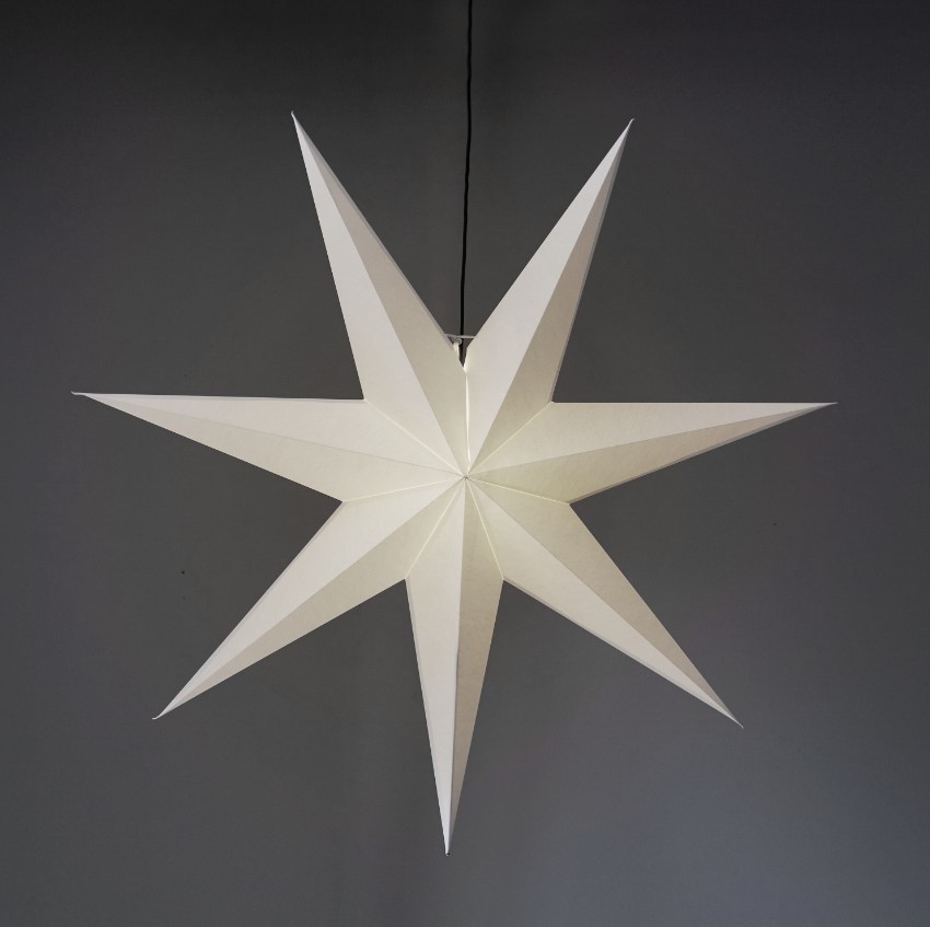 Joulutähti 'Frozen' - Valkoinen