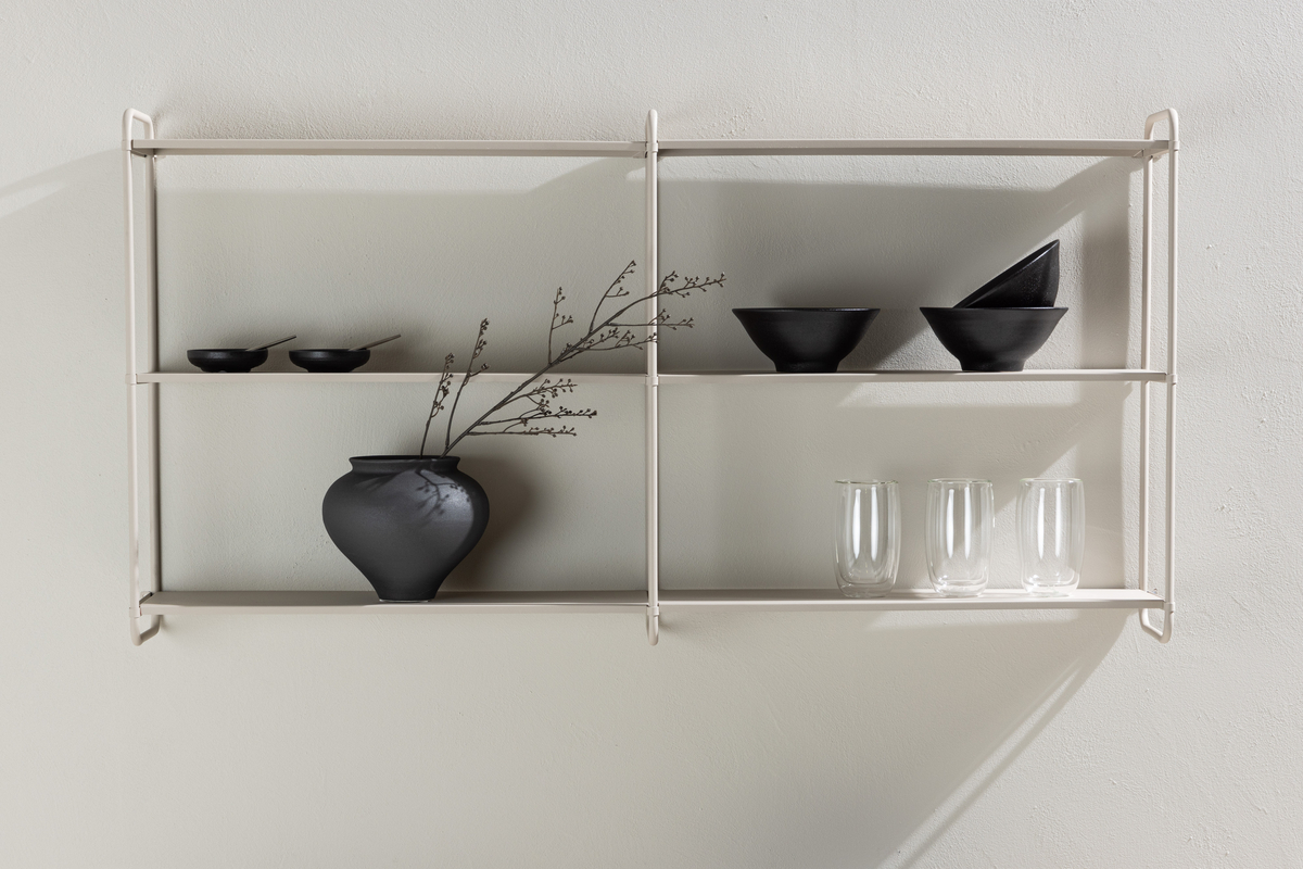 Hylla 'Fontaine' 122cm- Beige