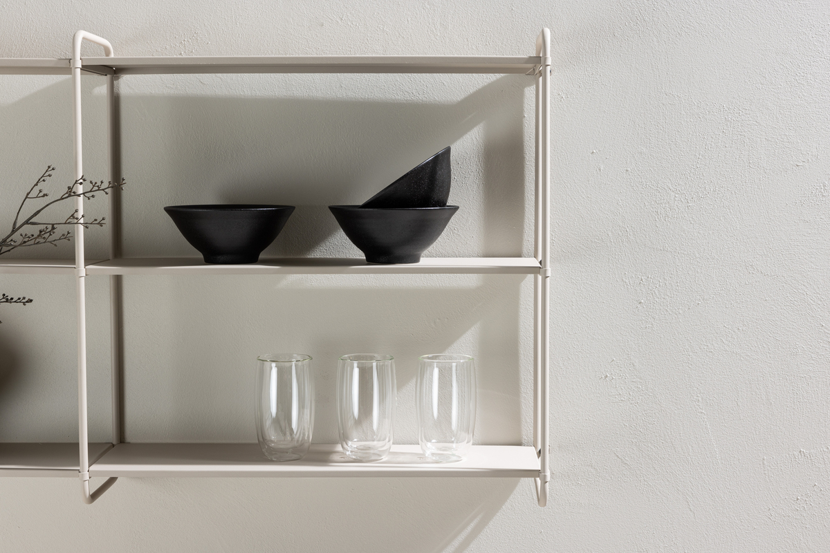 Hylla 'Fontaine' 122cm- Beige