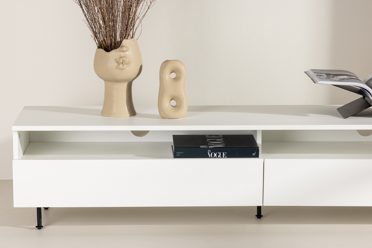 Tv-pöytä 'Varberg' - Valkoinen