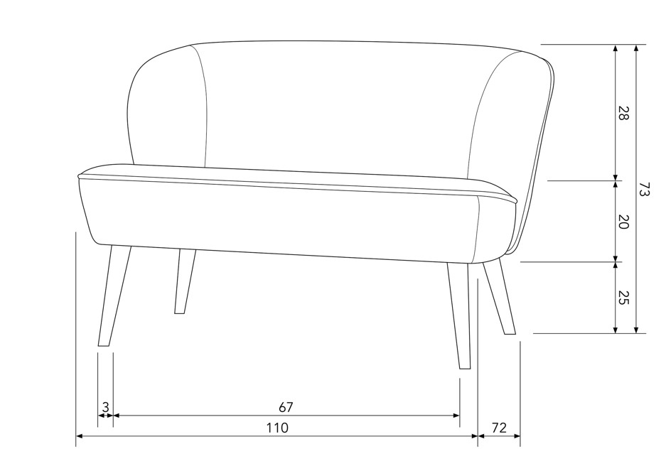 Soija 'Sara' - Beige/Teddy
