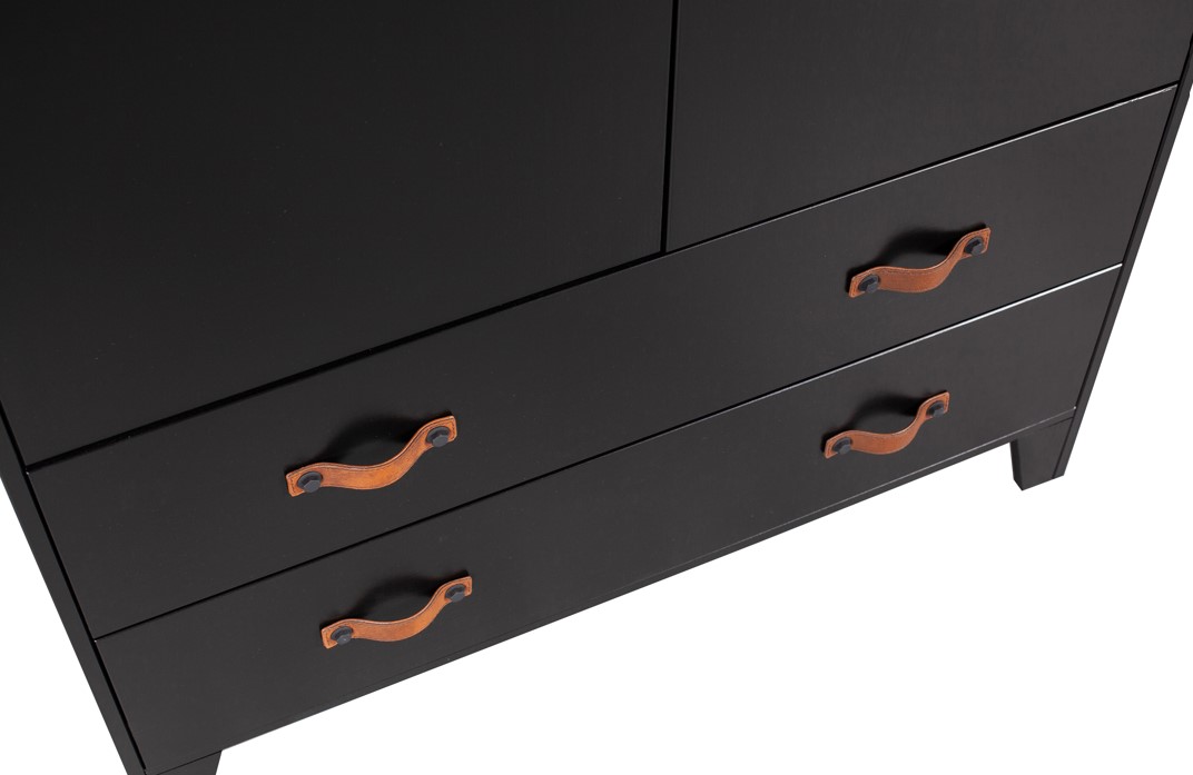 Vaatekaappi 'Dian' - Musta