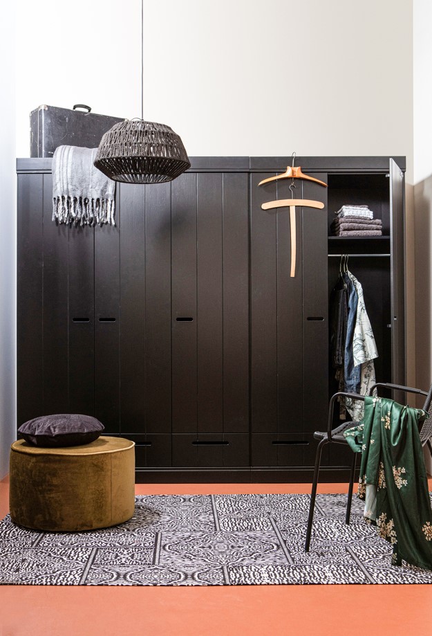 Vaatekaappi 'Connect' - Musta