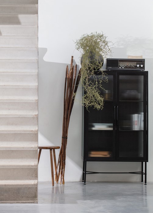 Vitriinikaappi 'Zion' - Musta