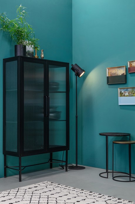 Vitriinikaappi 'Zion' - Musta