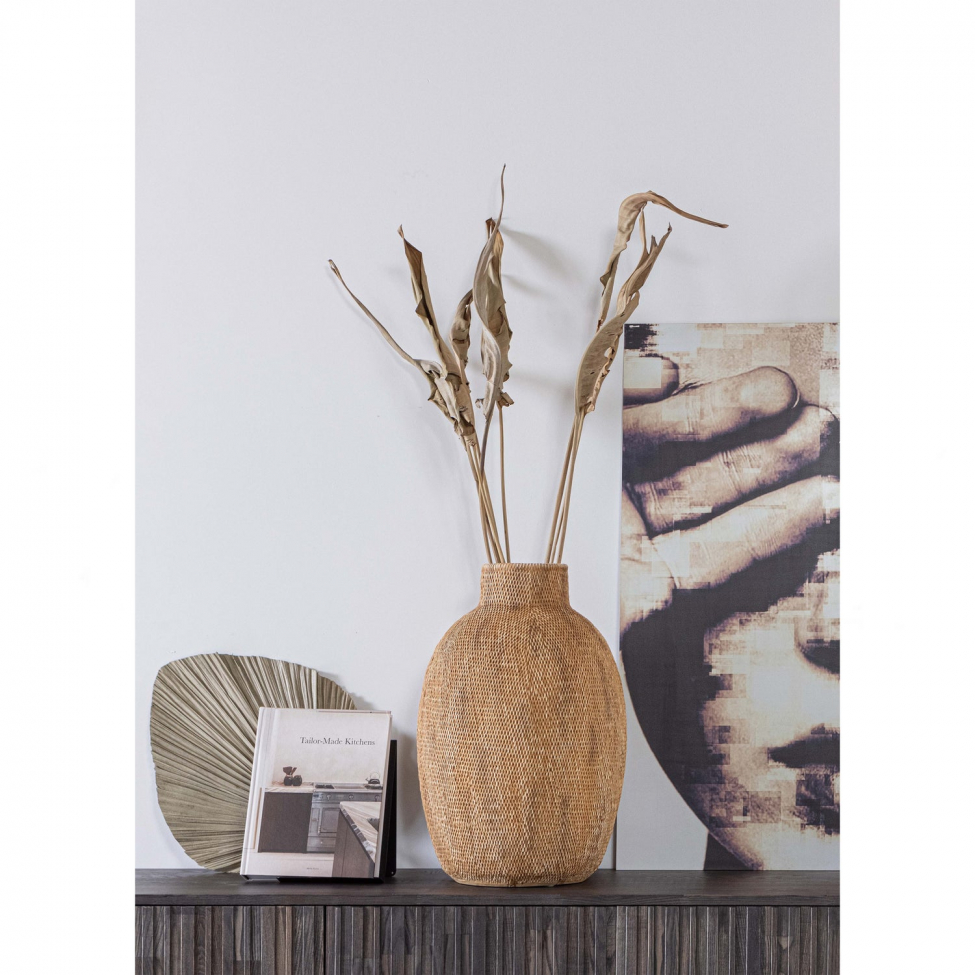 TV-taso ‘New Gravure’ 150 cm - Tummanruskea/Musta