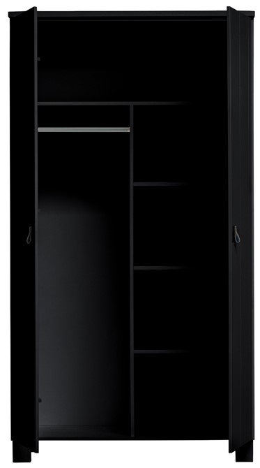 Vaatekaappi 'Ties' - Musta