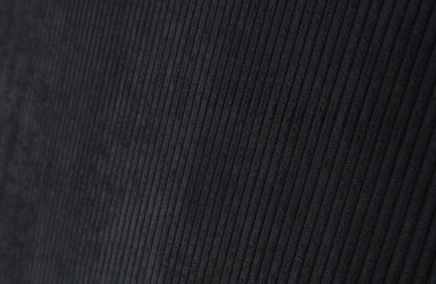 Kulmasohva 'Thomas' - Raitapintainen Tumma Harmaa