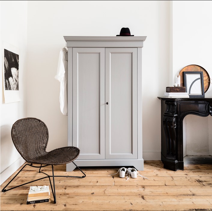 Vaatekaappi 'Isabel' - Betoni harmaa