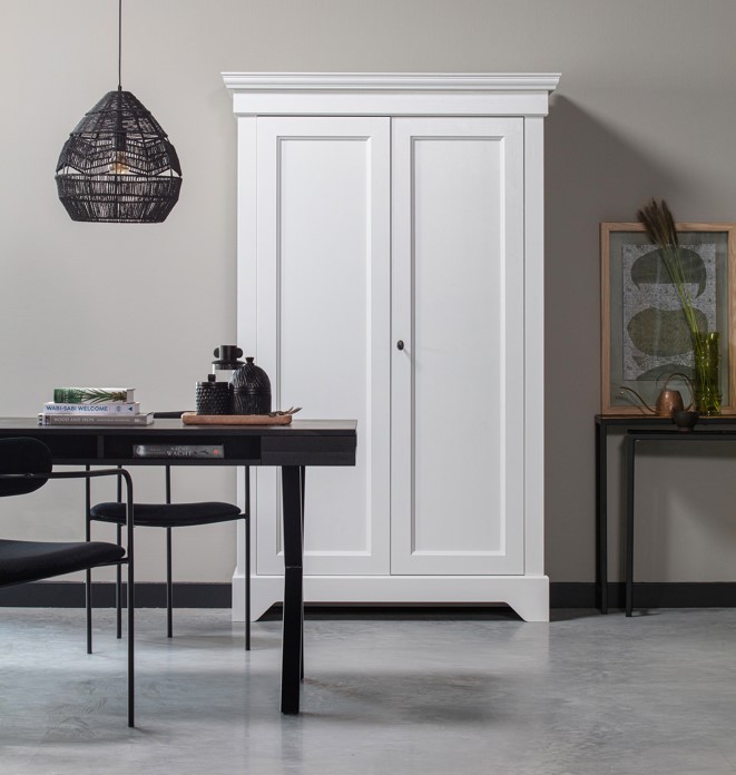 Vaatekaappi 'Isabel' - Valkoinen