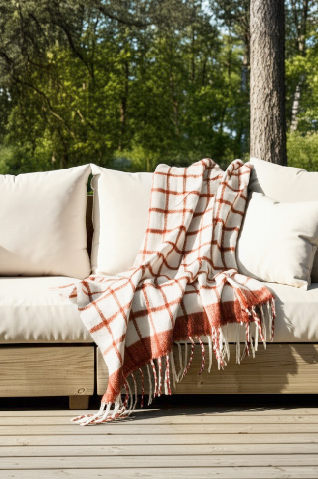 Huopa 'Rachel' 130x170cm - Vaaleanpunainen