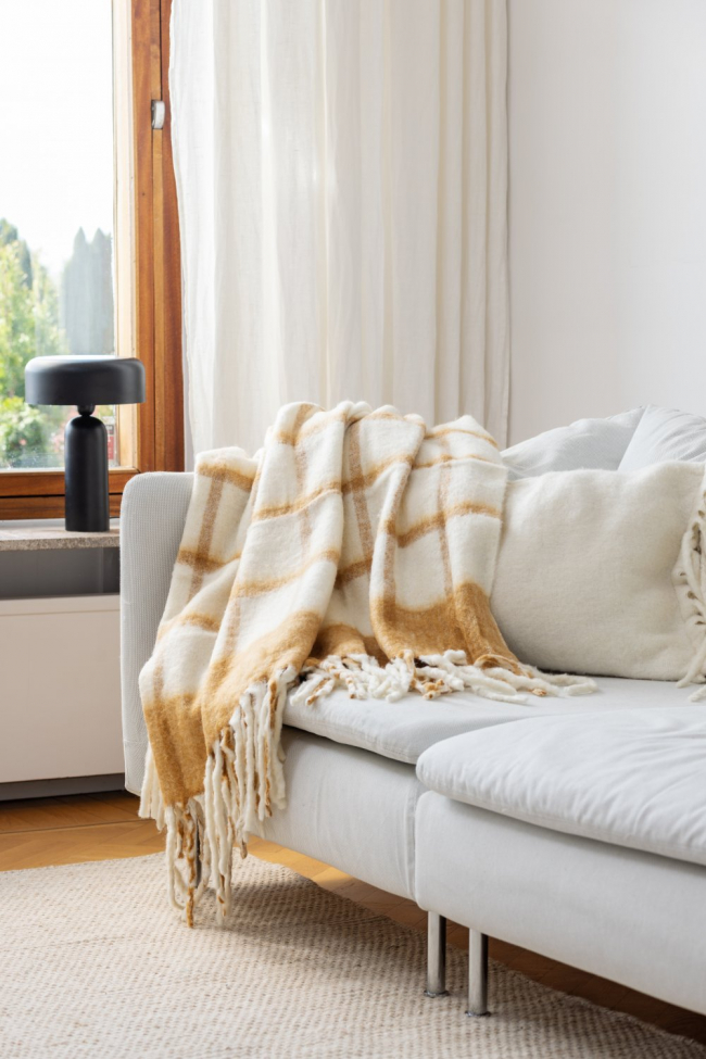 Huopa 'Rachel' 130x170cm - Keltainen