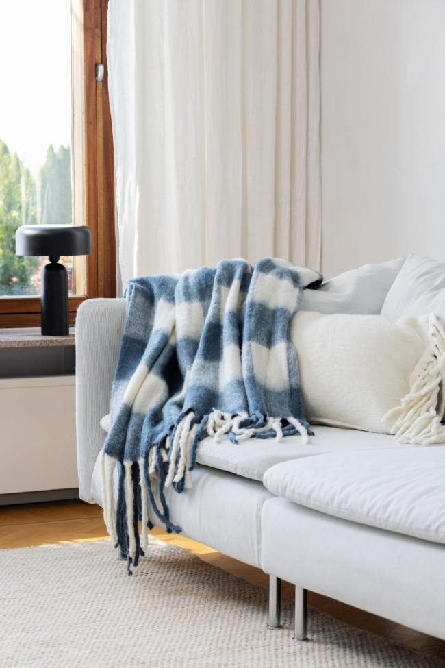 Huopa 'Phoebe' 130x170cm - Sininen