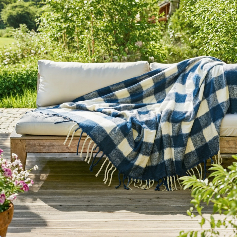 Huopa 'Phoebe' 130x170cm - Sininen