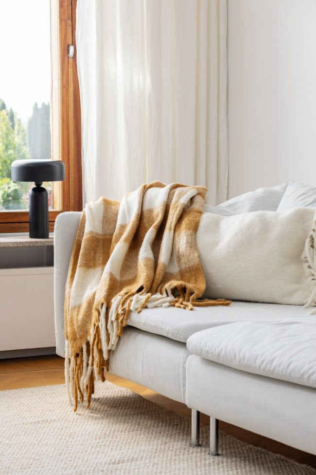 Huopa 'Phoebe' 130x170cm - Keltainen