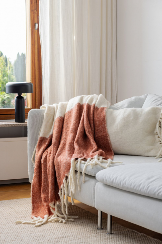 Ruutu 'Carrie' 130x170cm - Vaaleanpunainen