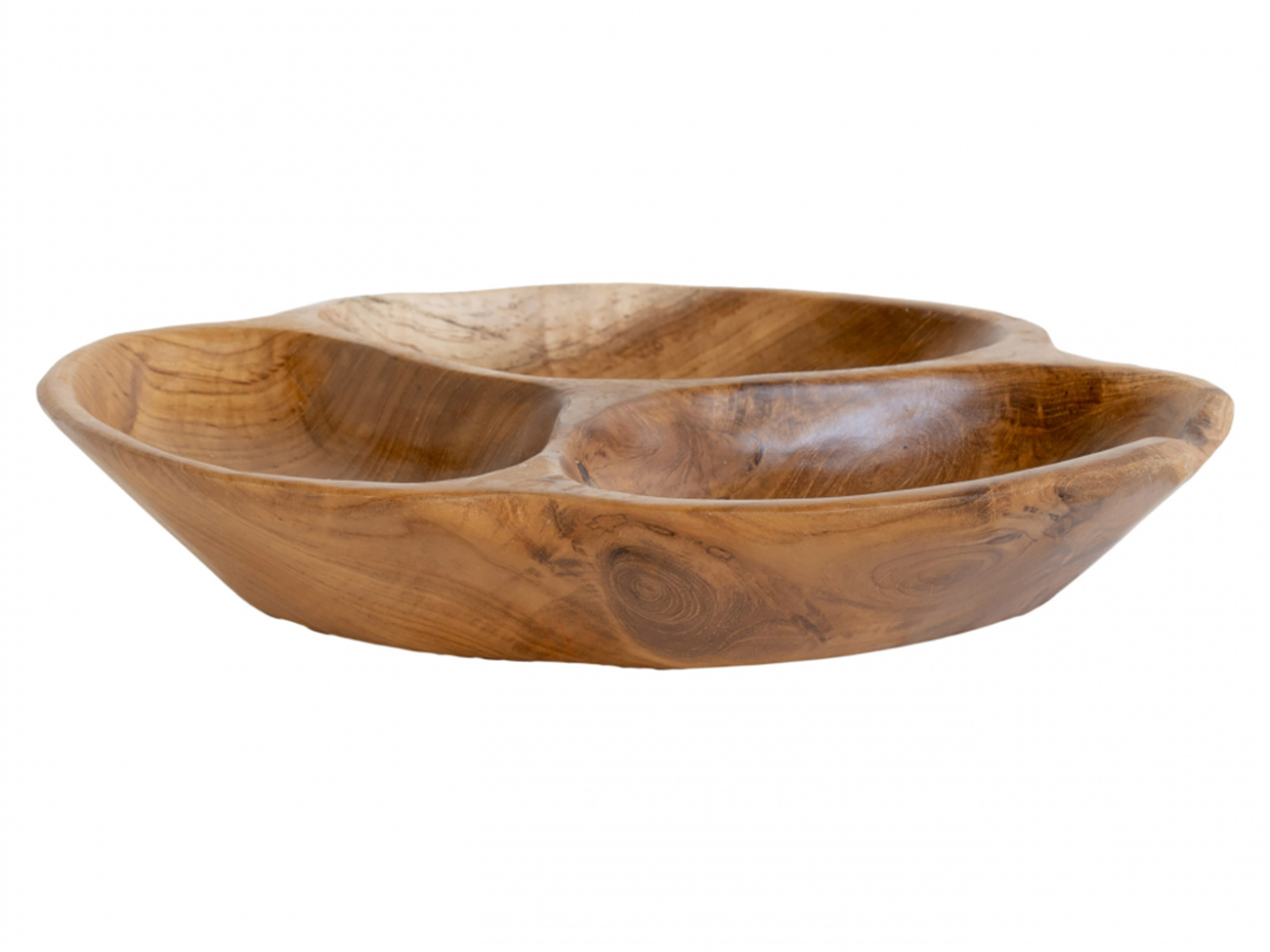 Träskål 'Nola Teak' - Luonnollinen