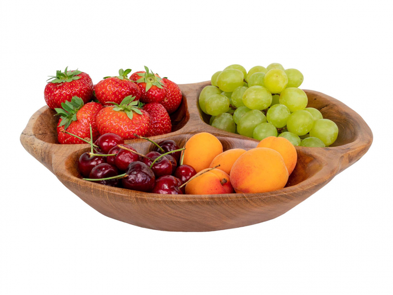 Träskål 'Nola Teak' - Luonnollinen