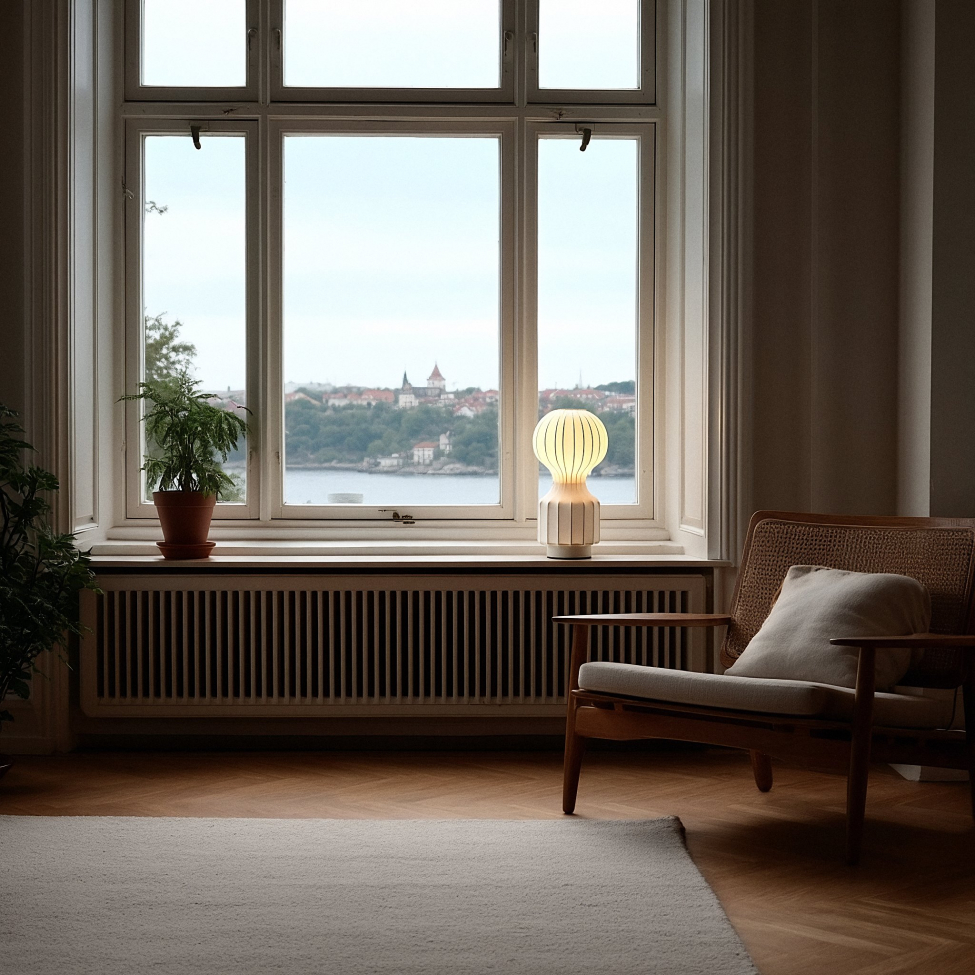 Lamppu 'Senigallia' S - Valkoinen/valkoinen