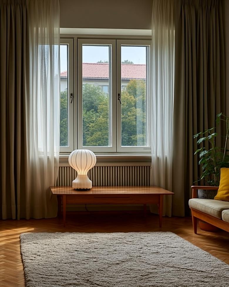 Lamppu 'Senigallia' M - Valkoinen/Musta