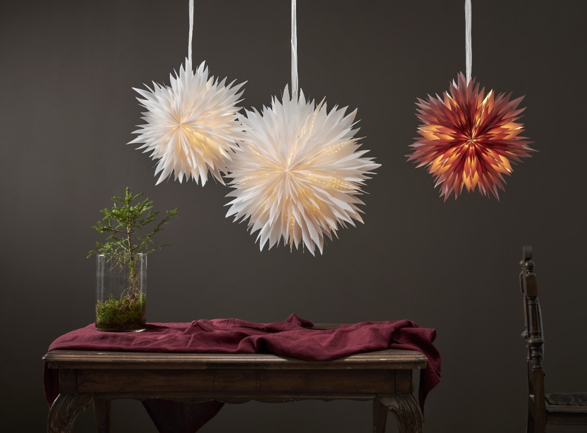 Joulutähti 'Dis' - Valkoinen