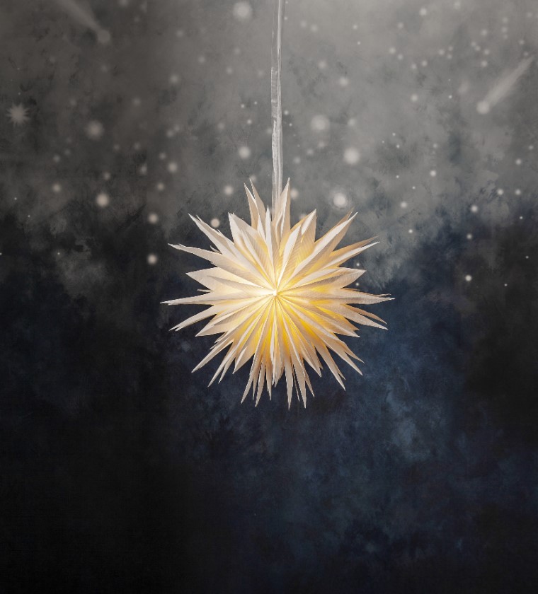 Joulutähti 'Cloud' - Valkoinen