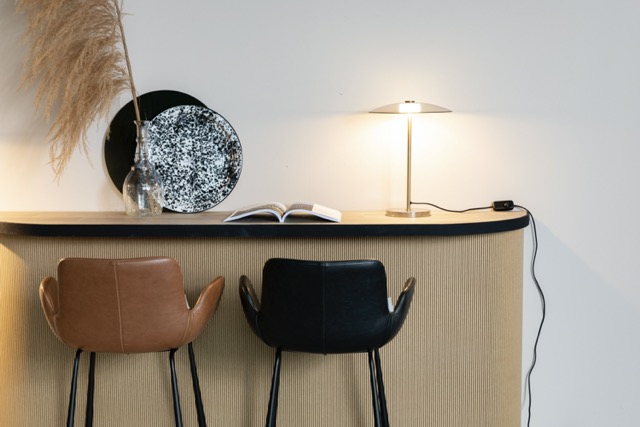 Pöytävalaisin 'Float' 30x30 - Kulta