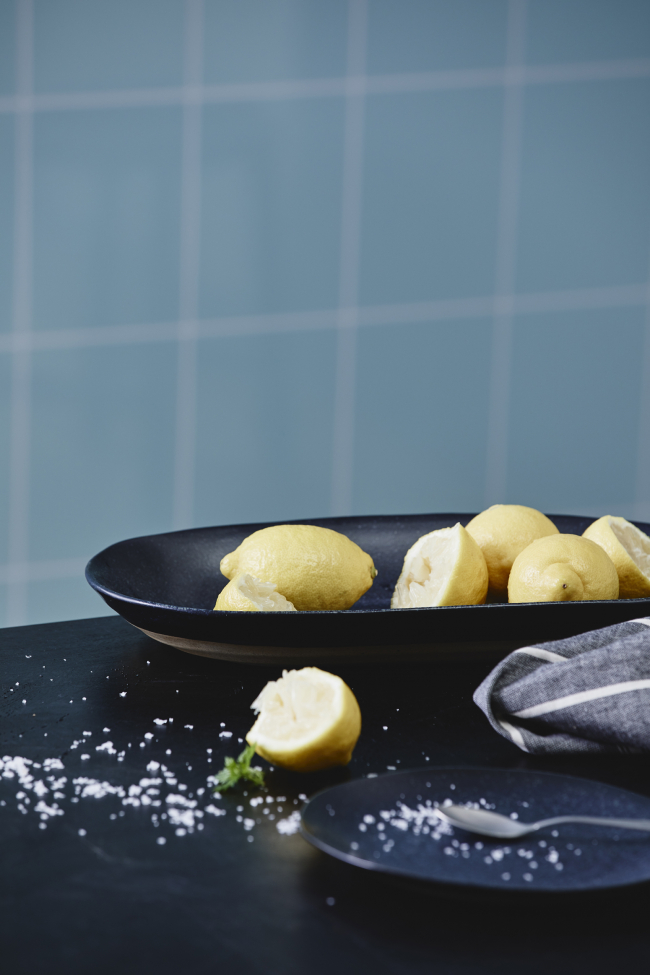 Päivällislautanen 'KORNIG' - Tummansininen