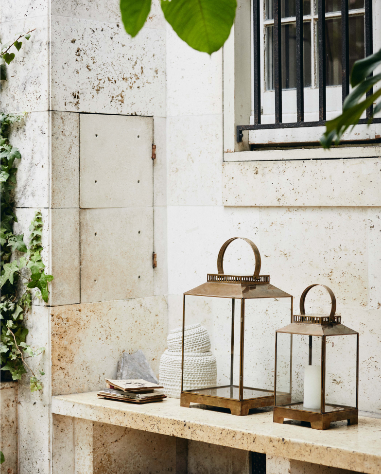 Lyhty 'Bitra' L - Messinki/Lasi