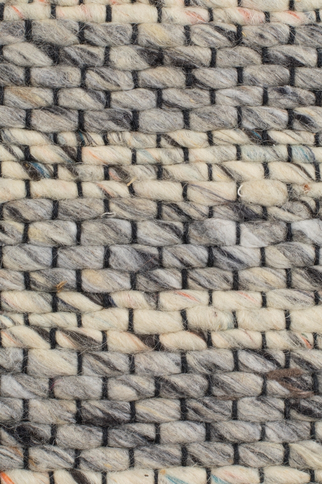 Villamatto 'Frills' 170x240cm - Harmaa/Sininen