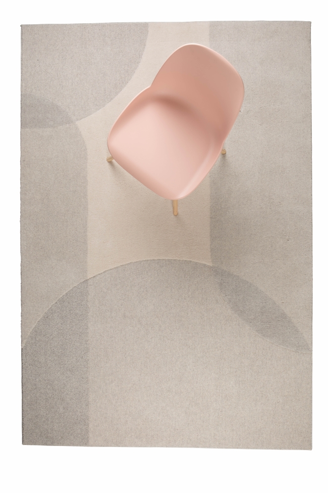 Villamatto 'Dream' 160x230cm - Luonnonvärinen/Harmaa