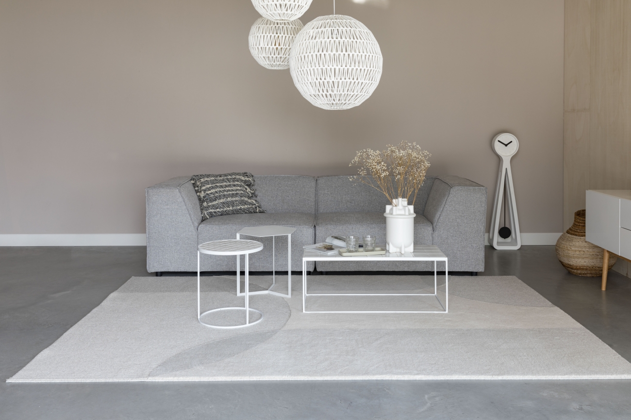 Villamatto 'Dream' 200x300cm - Luonnonvärinen/Harmaa