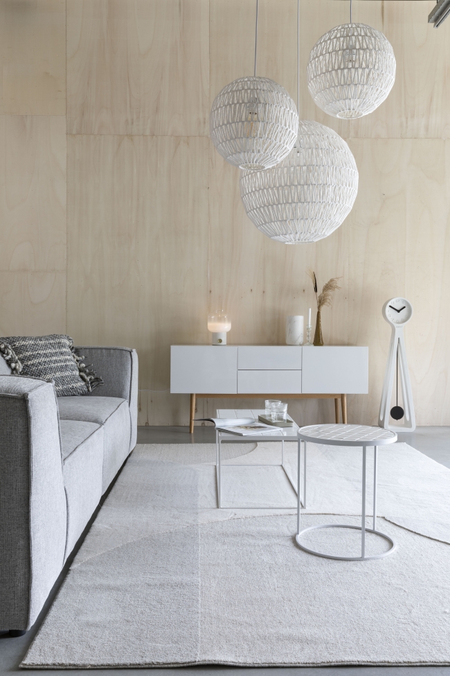 Villamatto 'Dream' 200x300cm - Luonnonvärinen/Harmaa