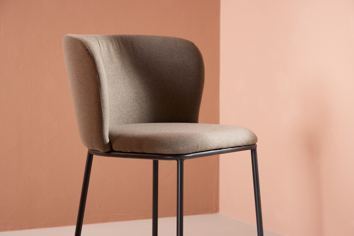 Tuoli 'Edina' - Ruskea/Musta