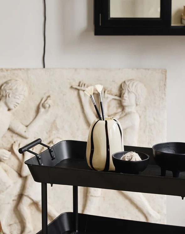 Kärry 'Fulda' - Musta/Rauta