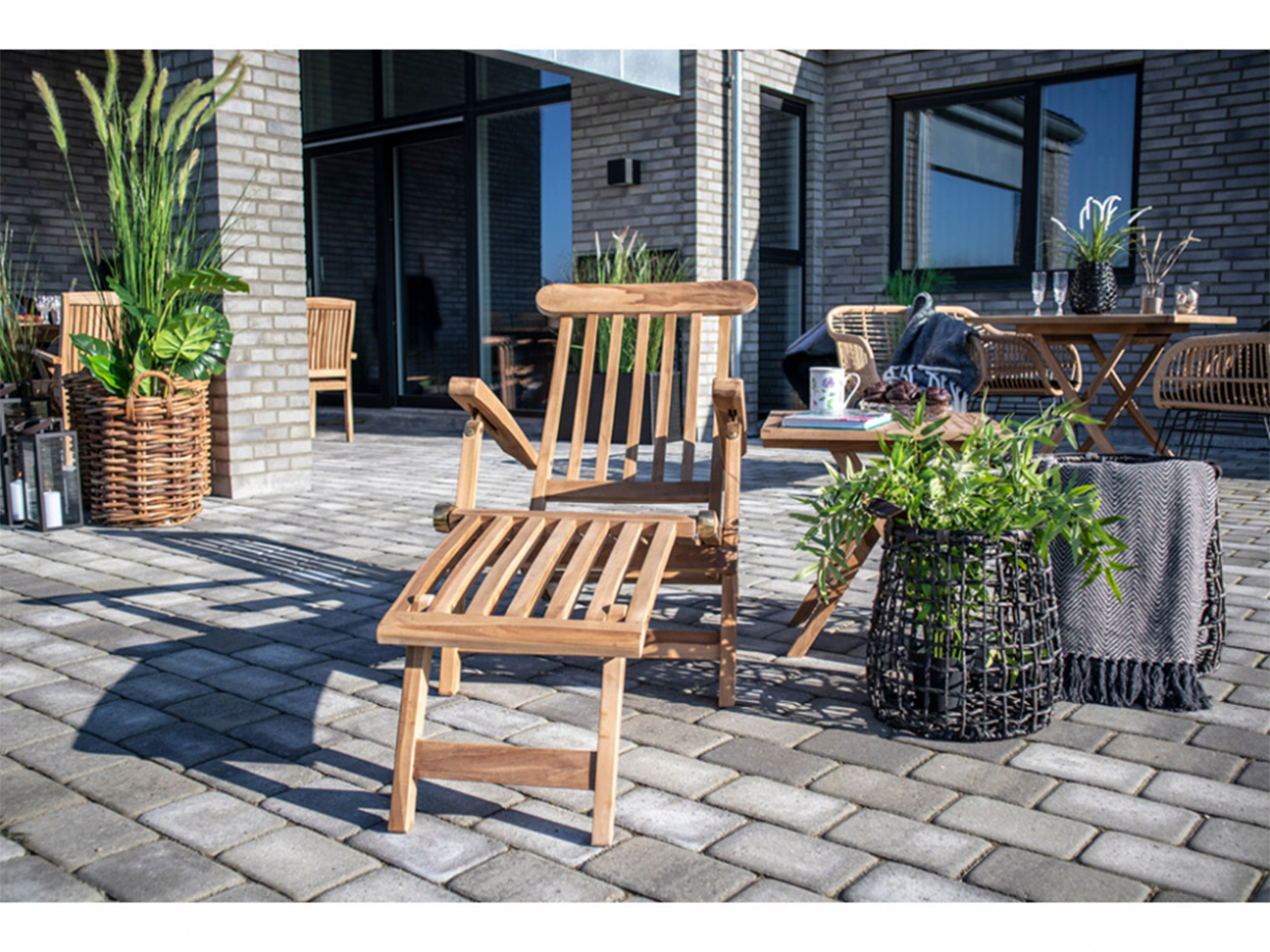 Aurinkotuoli 'Arrecife' - Teak