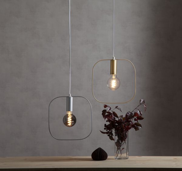 Riippuva koriste 'Form' - Kulta/Valkoinen