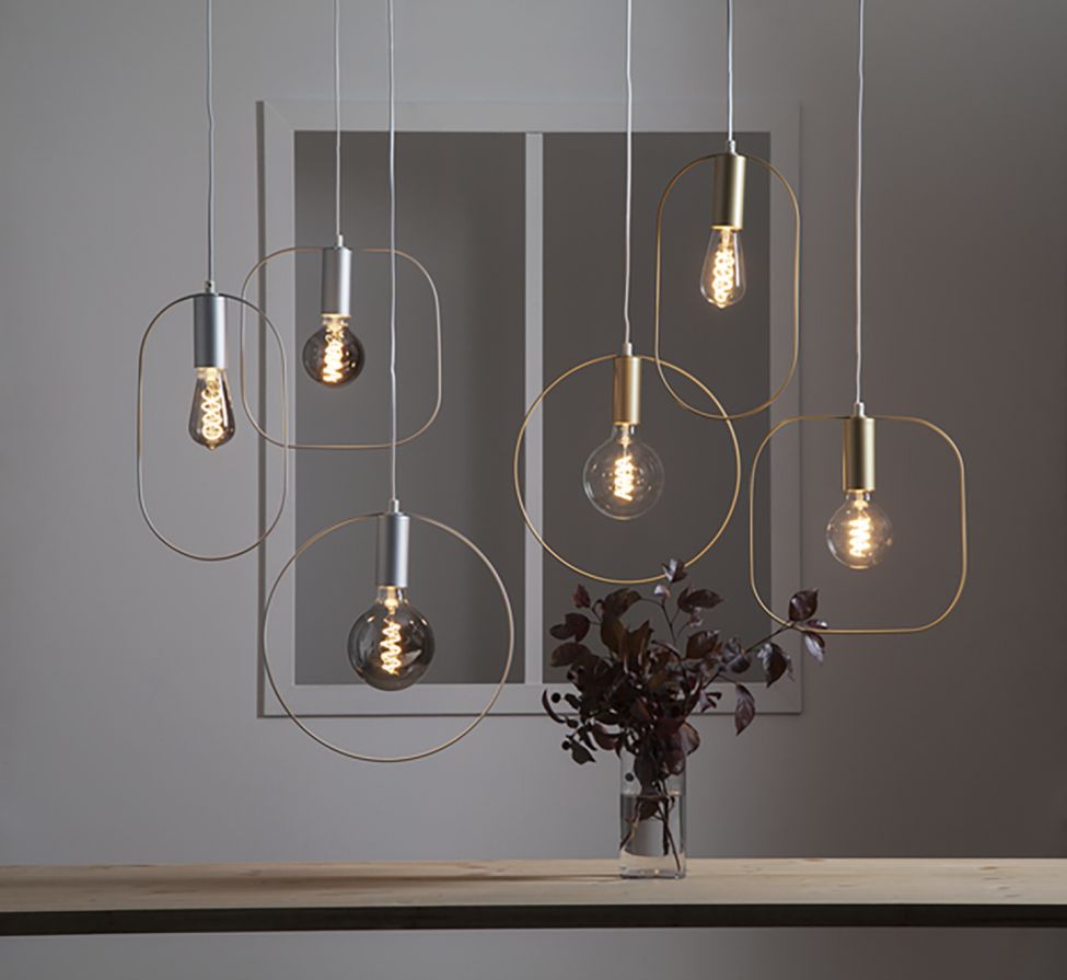 Riippuva koriste 'Form' - Kulta/Valkoinen