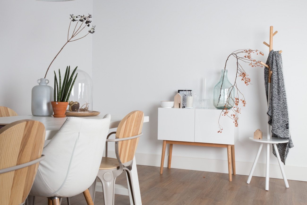 Vaateripustin 'Table Tree' - Valkoinen