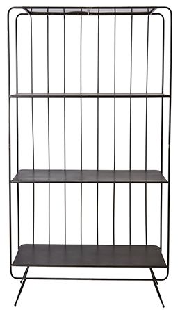 Kirjahylly 'Industrial' 1 - Harmaa