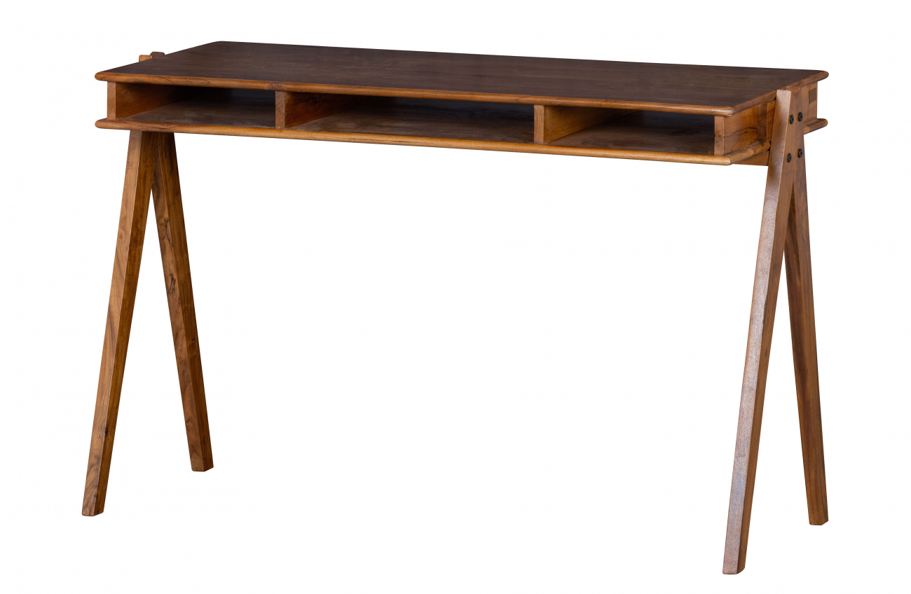 Työpöytä 'Compartment' - Ruskea