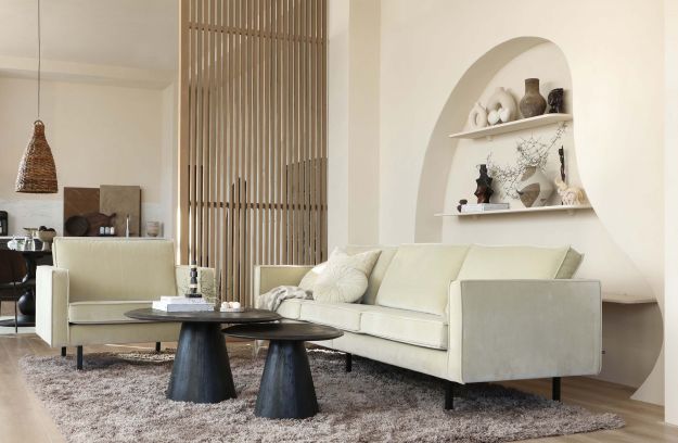 Soittopöytä 'Posture' Pyöreä 70cm - Musta