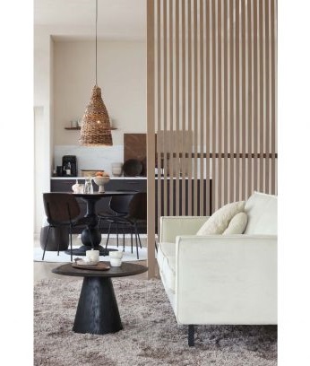 Soittopöytä 'Posture' Pyöreä 70cm - Musta