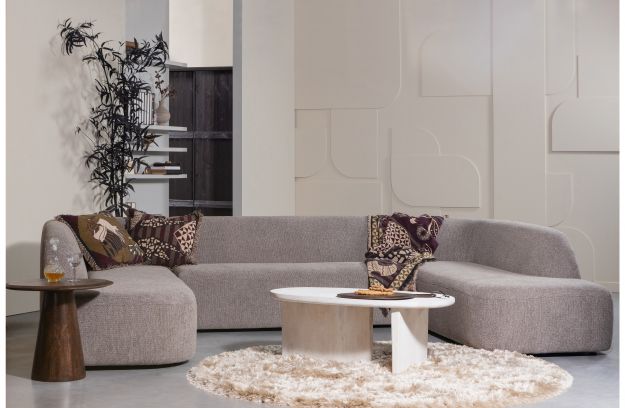 Soittopöytä 'Posture' Pyöreä 60cm - Pähkinä