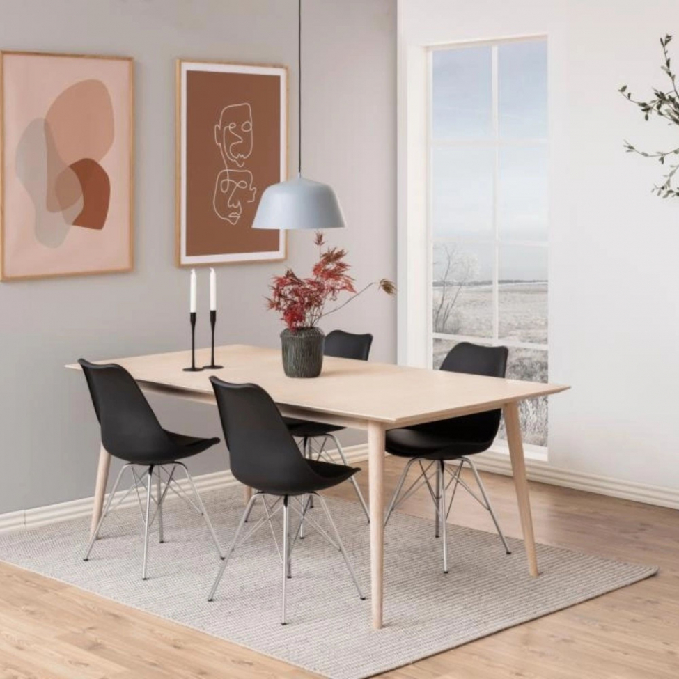 Tuoli 'Eris' - Musta/ Hopea