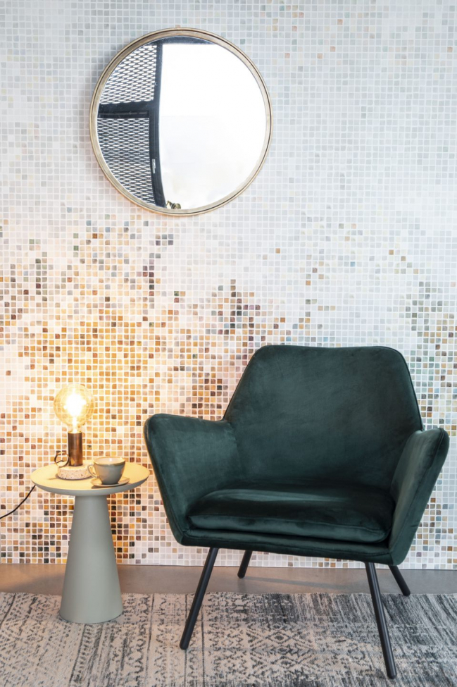 Peili 'Matz' - Pyöreä Antiikki