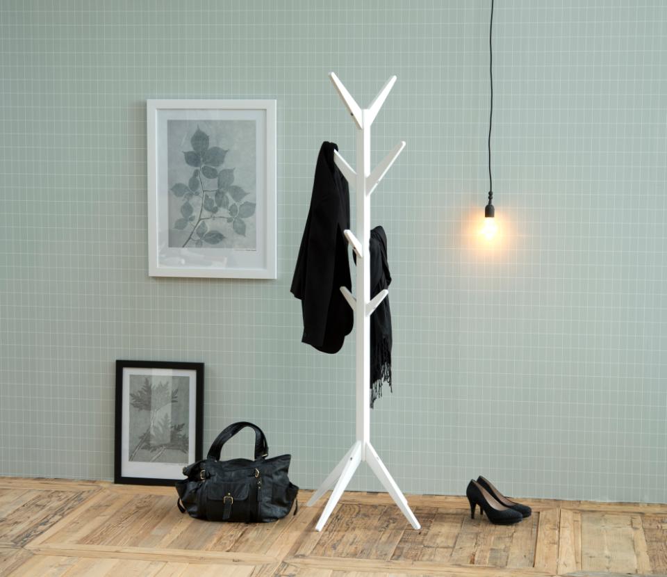 Vaateripustin 'Lotorp' - Valkoinen