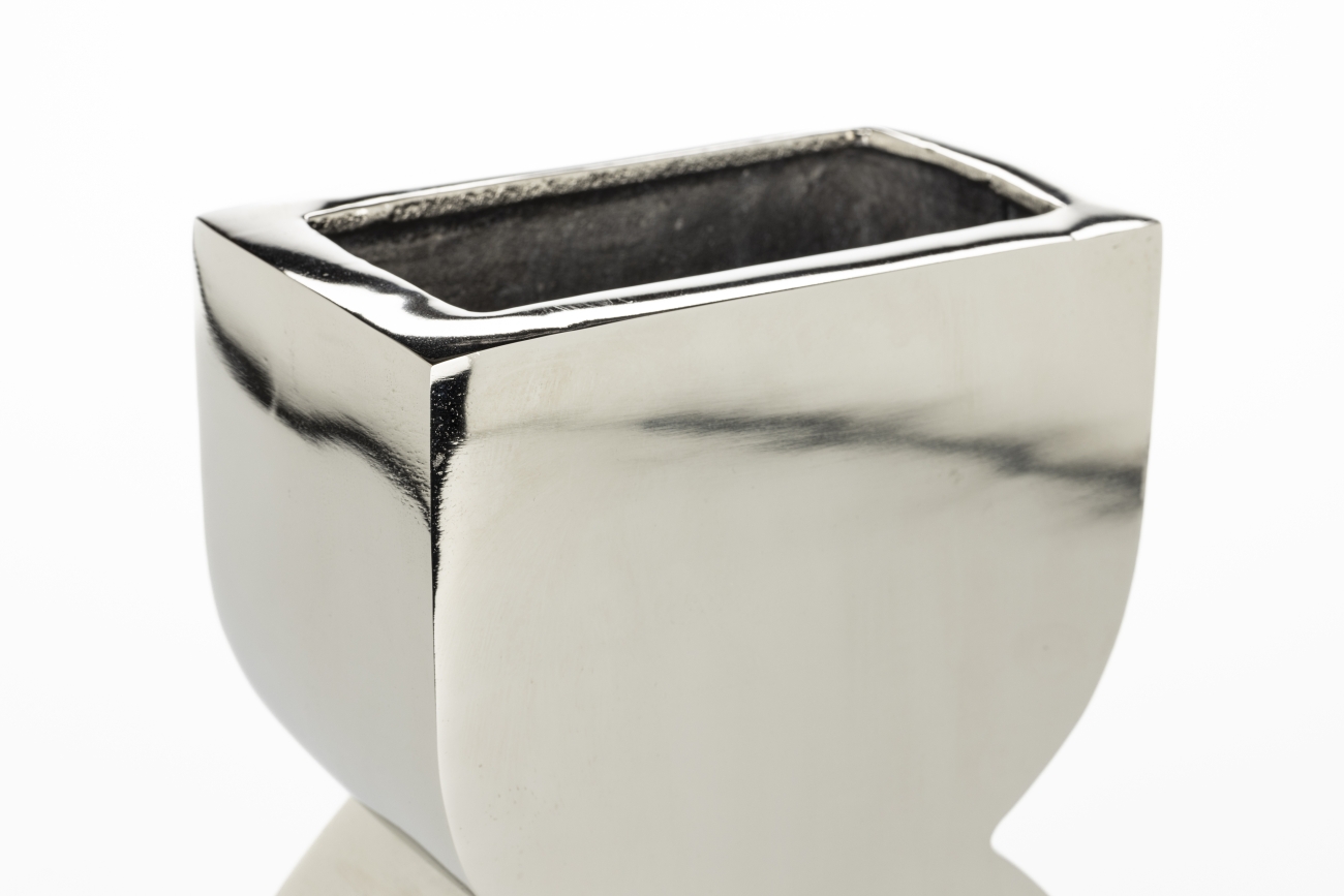 Maljakko Cones L 'Kiiltävä Hopea' - Hopea